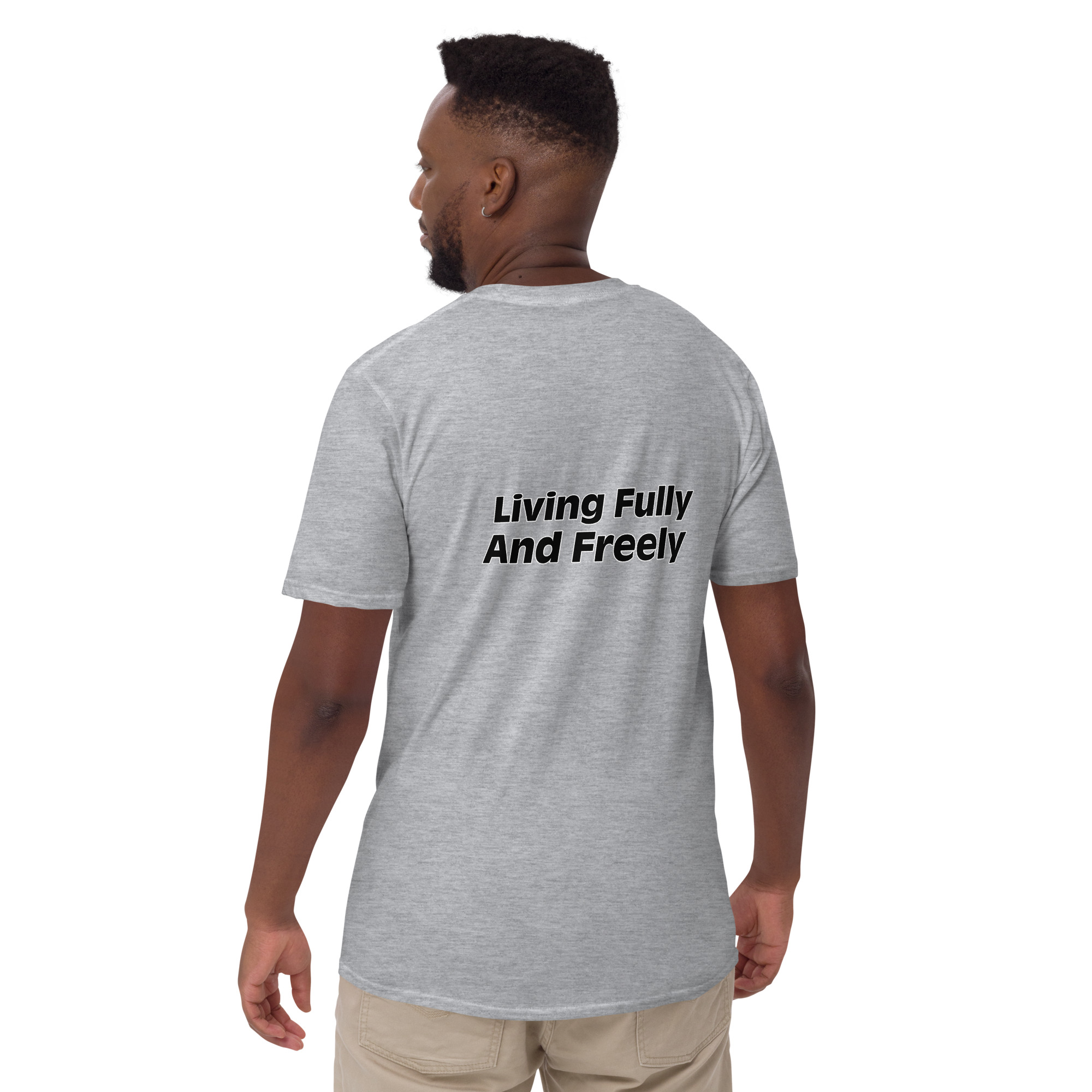 Black text custom BIMD short sleeve unisex tee - Image 9