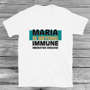 Black text/green back short sleeve unisex tee