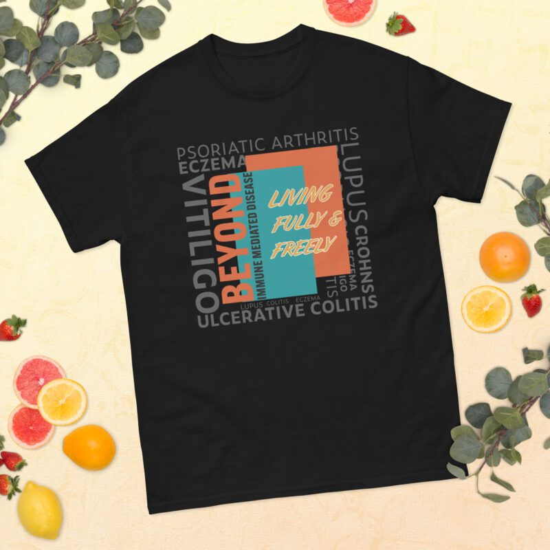 BIMD horizontal design dark colors – unisex classic tee