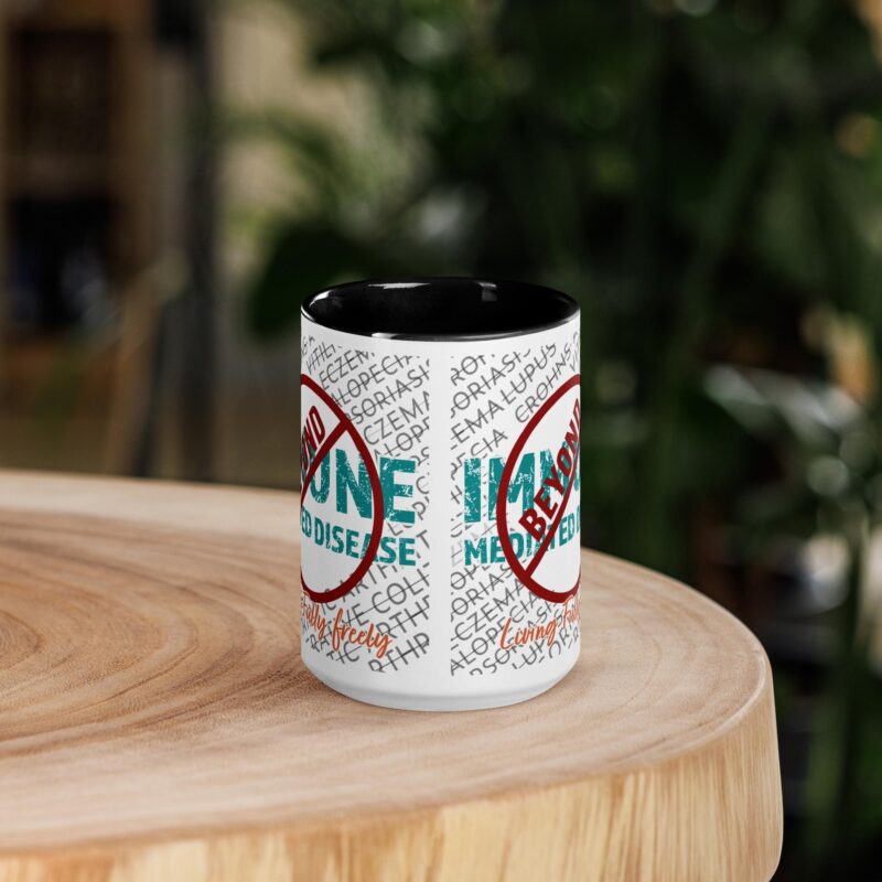 Mug with Color Inside 15 oz - Image 2