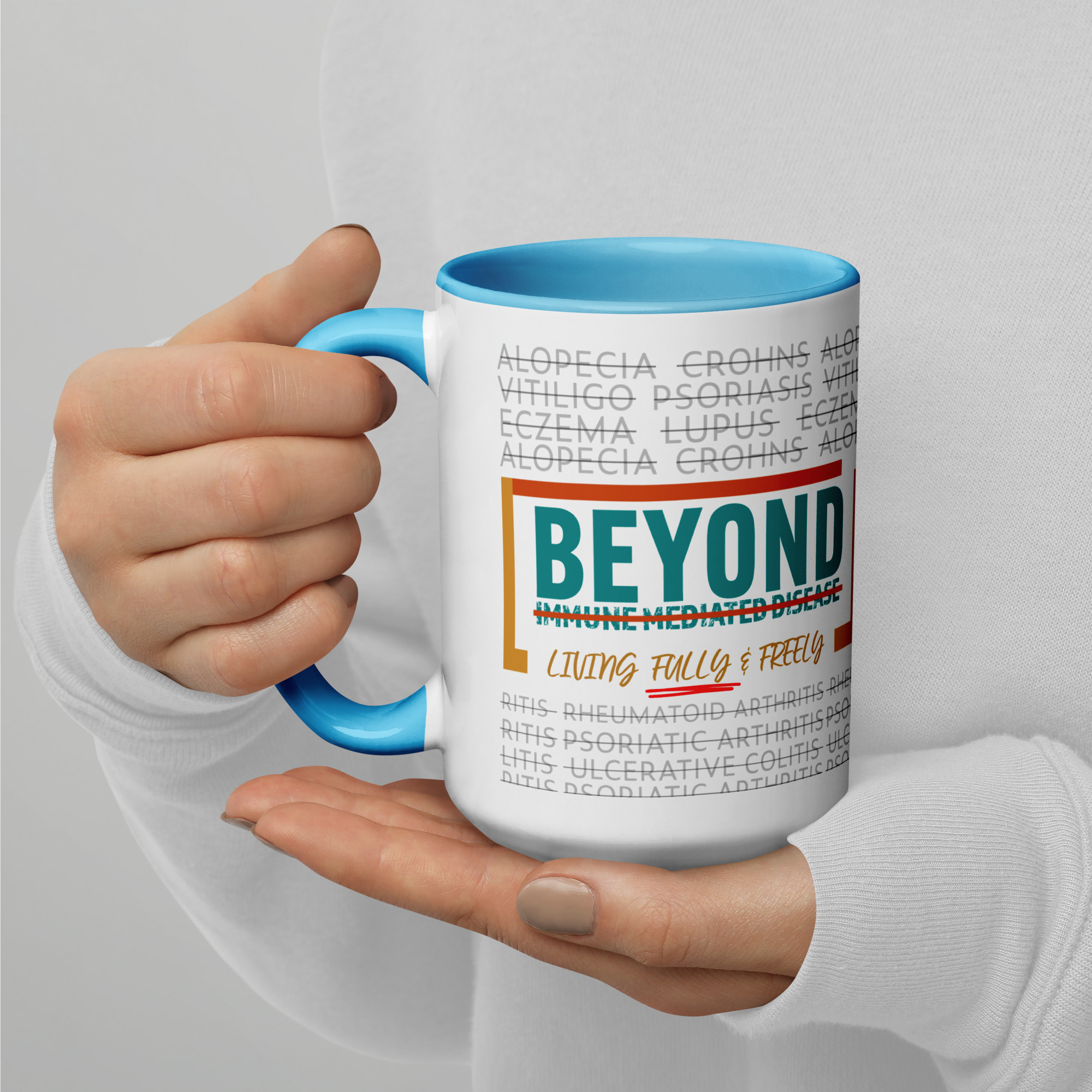 Mug with Color Inside -15oz - Image 5