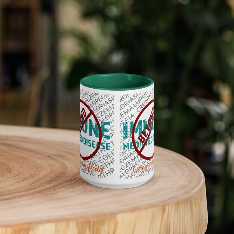 Mug with Color Inside 15 oz - Image 3