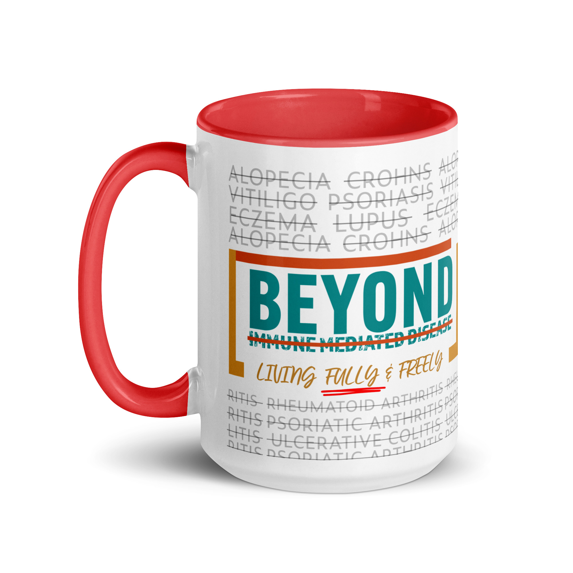 Mug with Color Inside -15oz - Image 3