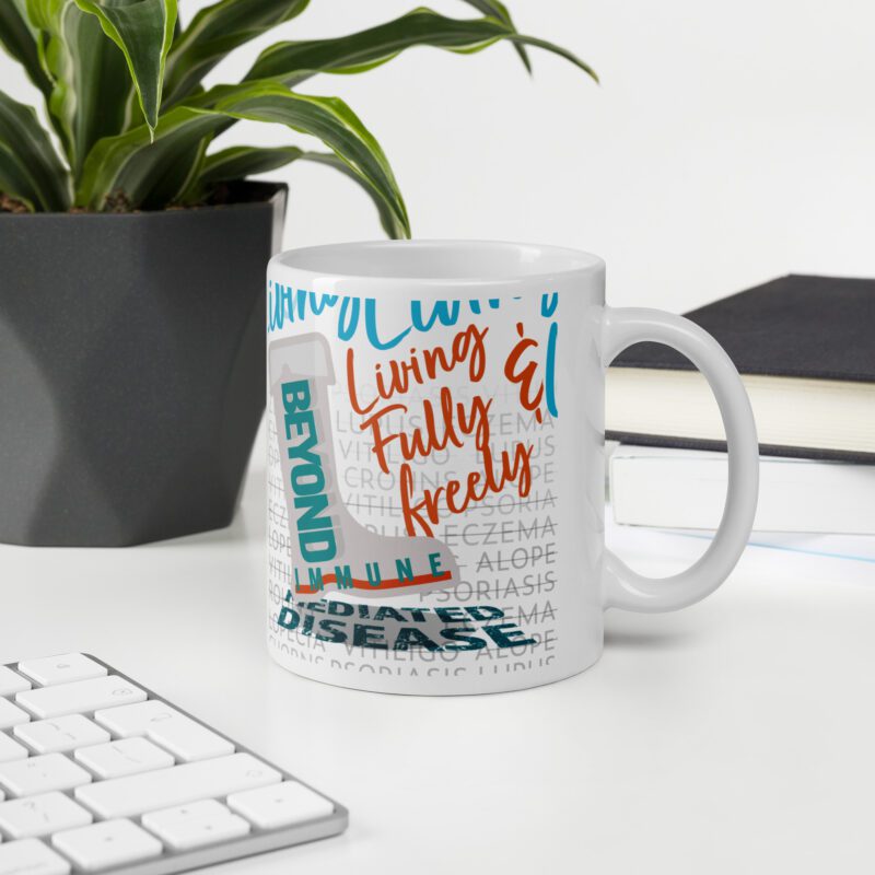 White glossy mug -boot design 11,15 or 20 oz - Image 3