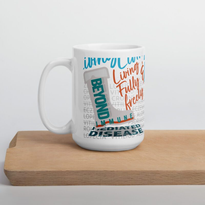 White glossy mug -boot design 11,15 or 20 oz - Image 2