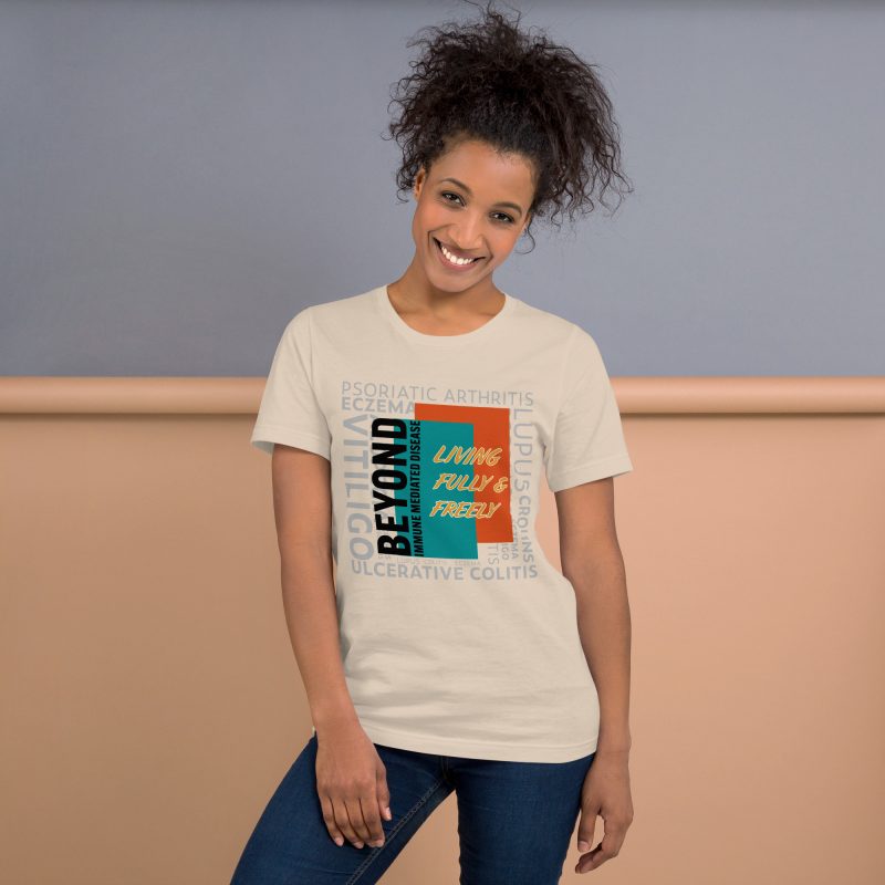 BIMD horizontal design – unisex classic tee - up to 4X - Image 2